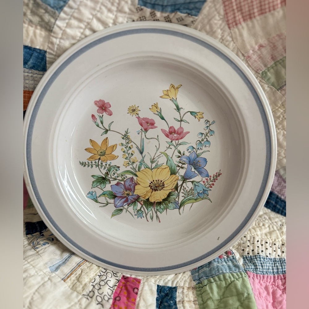 Dynasty “Spring Time” floral dinner plate